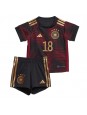 Tyskland Jonas Hofmann #18 Replika Borta Kläder Barn VM 2022 Kortärmad (+ byxor)